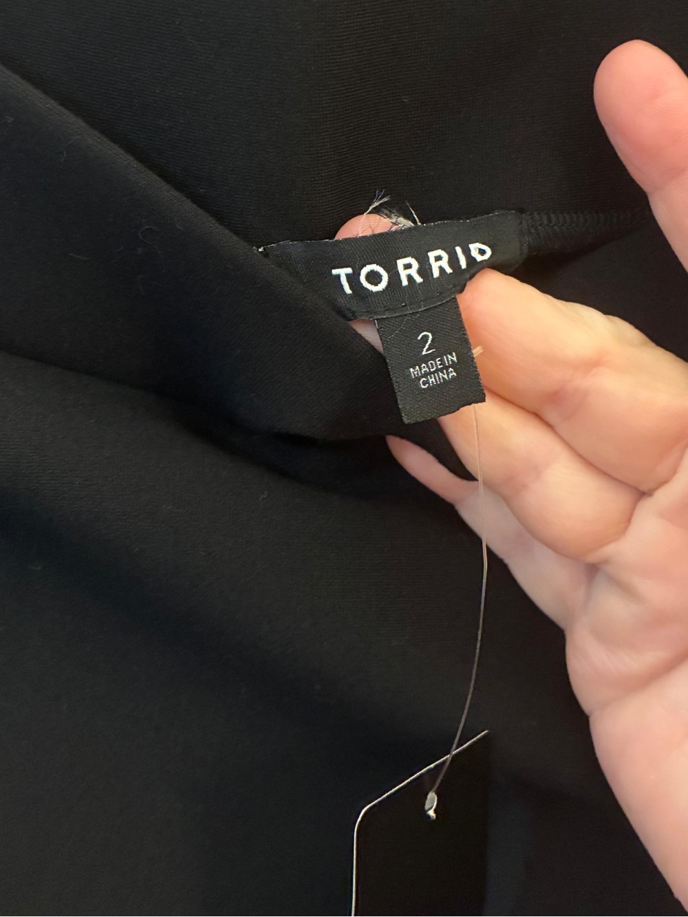 torrid Black Pencil Skirt - Sleek Stretch Knit - Picture 2 of 3